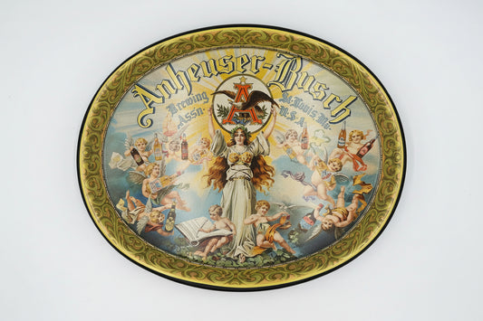 Vintage Anheuser-Busch Metal Advertising Serving Tray