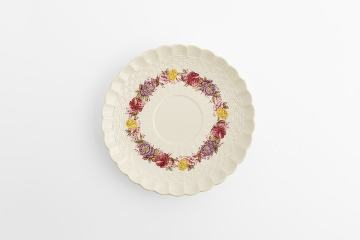 Copeland Spode English china plate Rose Briar design