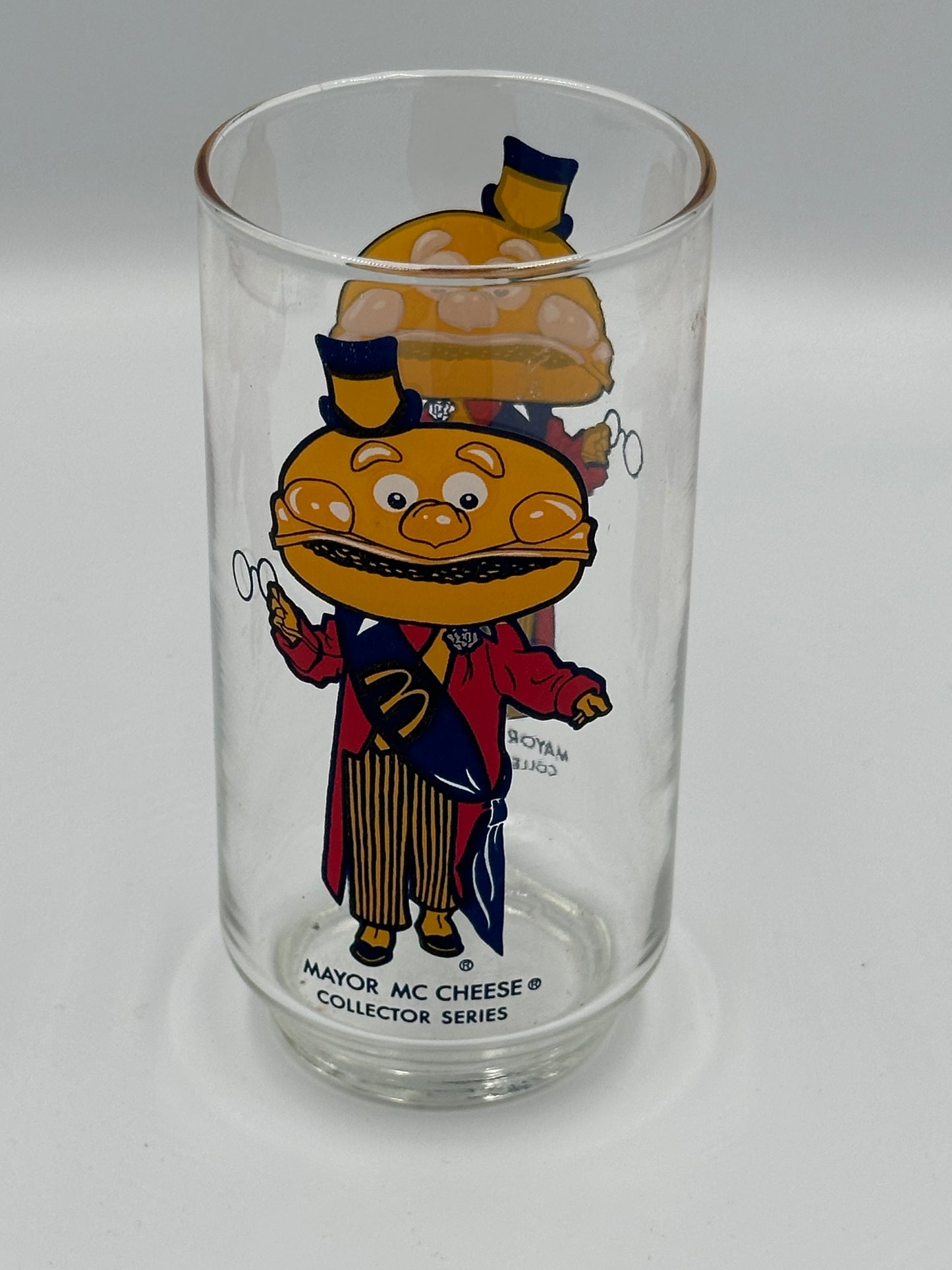 Vintage McDonalds Mayor McCheese Collector series Glass