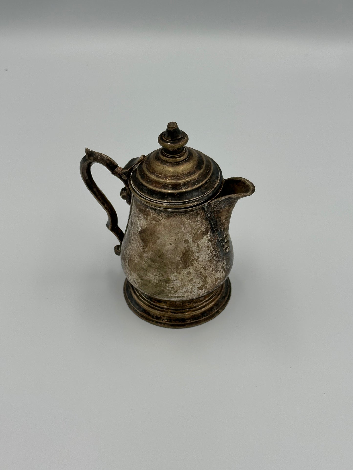 Vintage Silver Plated Creamer And Sugar Pot