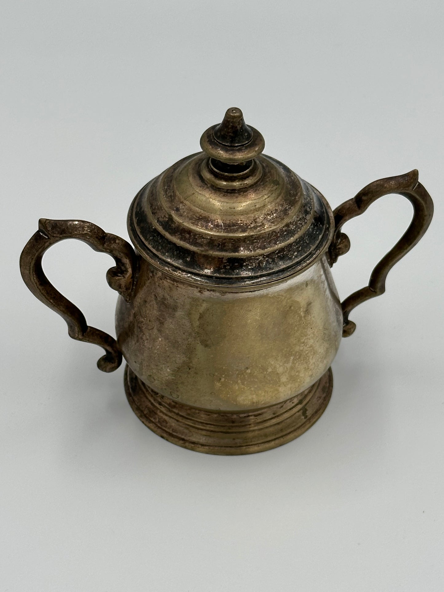 Vintage Silver Plated Creamer And Sugar Pot