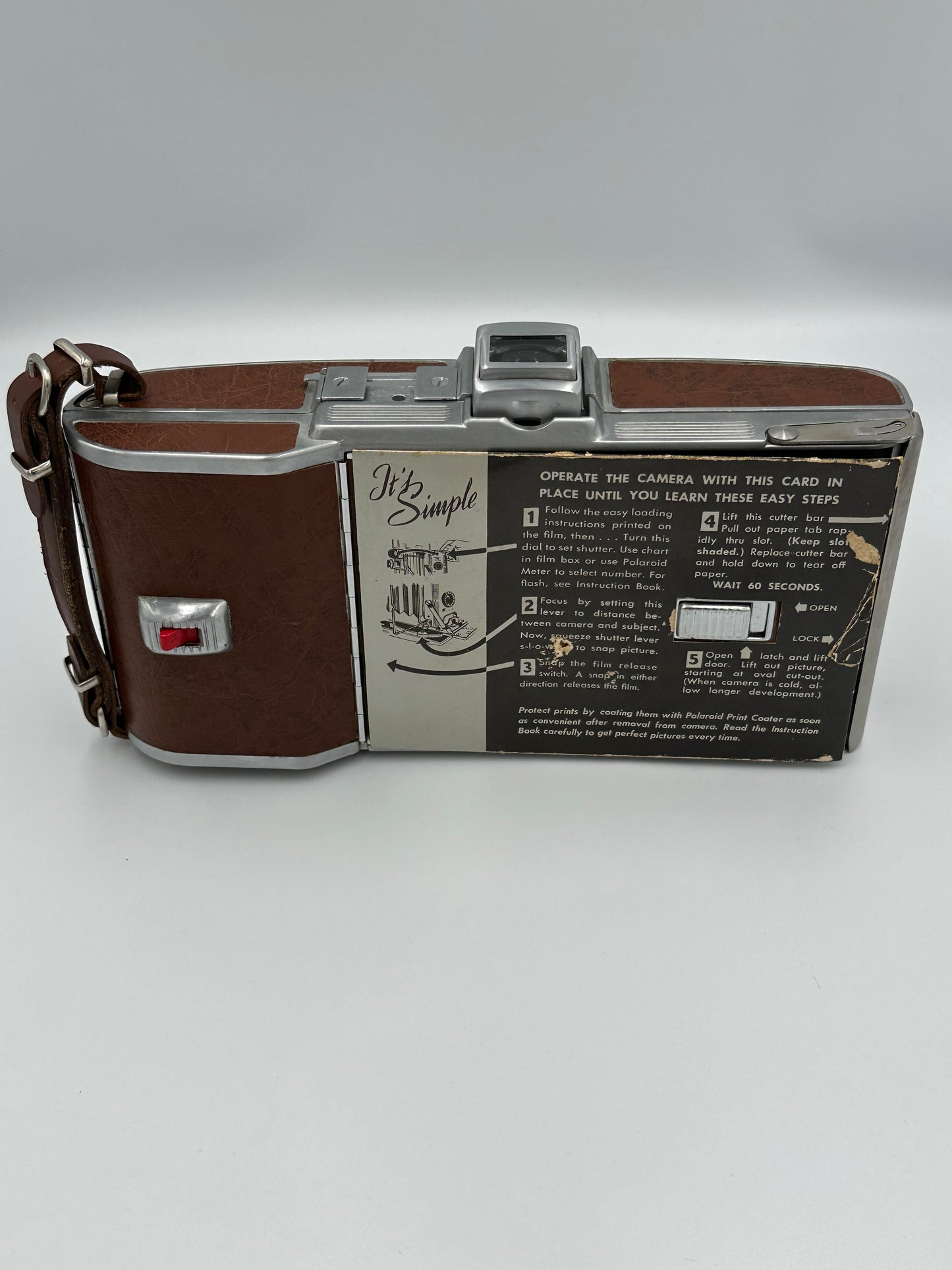 Vintage Polaroid Land Camera Model 95B “Speedliner” w/ Original Box
