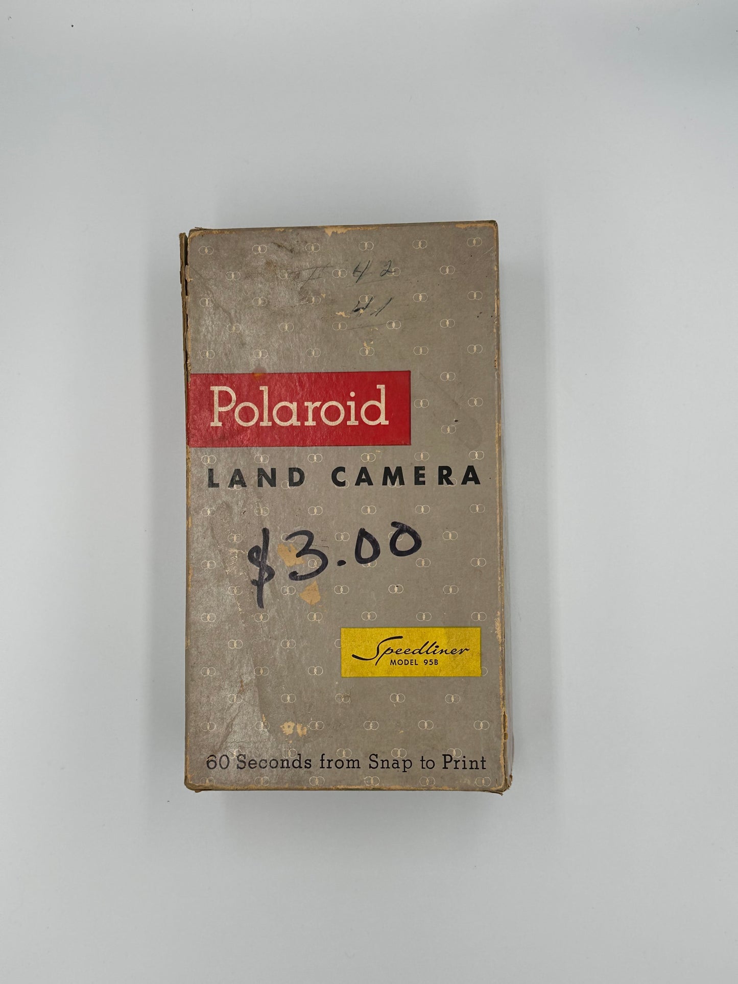 Vintage Polaroid Land Camera Model 95B “Speedliner” w/ Original Box