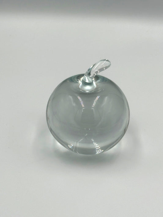 Cartier Signed Art Glass Apple Paperweight