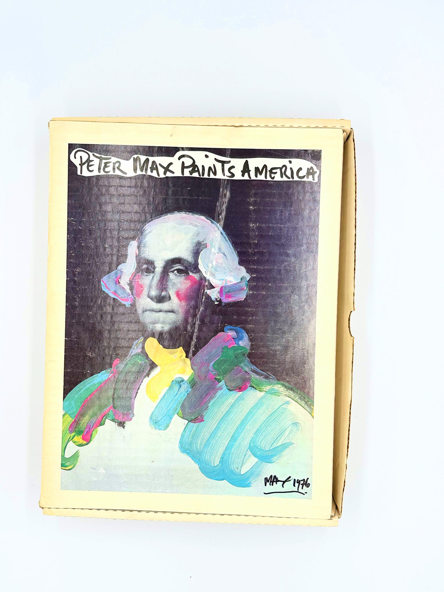 Vintage “Peter Max Paints America” Book – 1976 – Unopened in Original Packaging